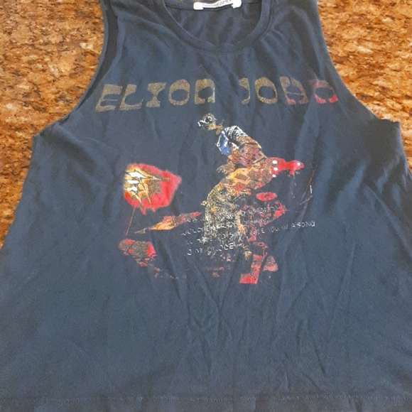 Daydreamer Tops - Daydreamer Elton John muscle shirt